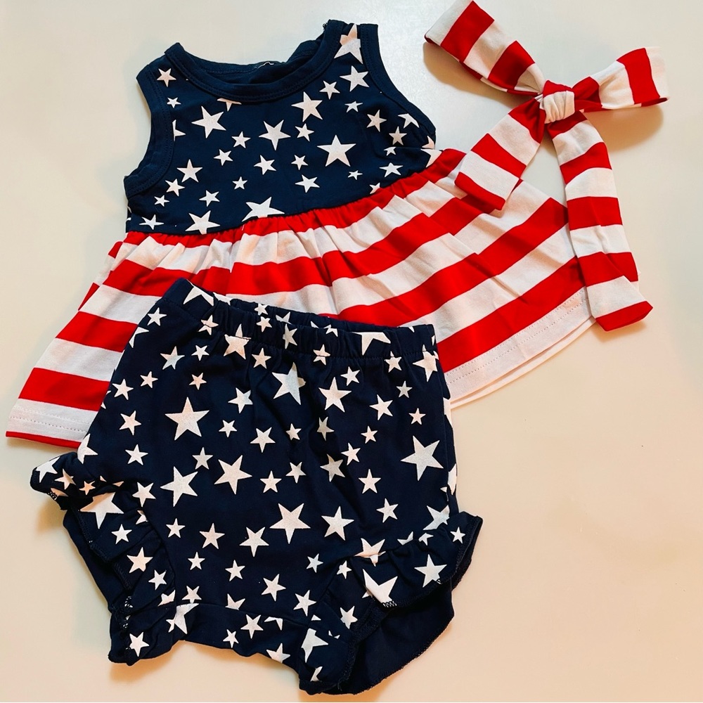 Dress, bloomer and bow
